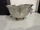 Weinkühler Antik-Silber, Sektkühler Silber, Durchmesser 50 cm