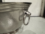 Weinkühler Antik-Silber, Sektkühler Silber, Durchmesser 50 cm
