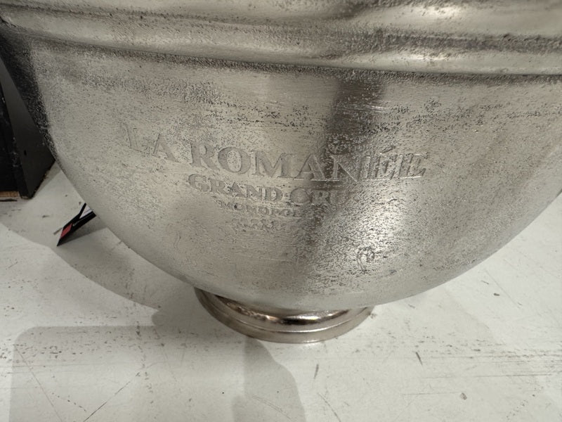 Weinkühler Antik-Silber, Sektkühler Silber, Durchmesser 50 cm