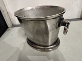 Weinkühler oval Antik-Silber, Sektkühler Silber, Breite 37 cm