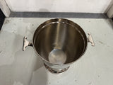 Weinkühler rund Silber, Sektkühler Silber, Breite 28 cm