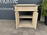 Waschtisch im Landhausstil, Einzelwaschtisch, Waschtisch Holz 85 cm