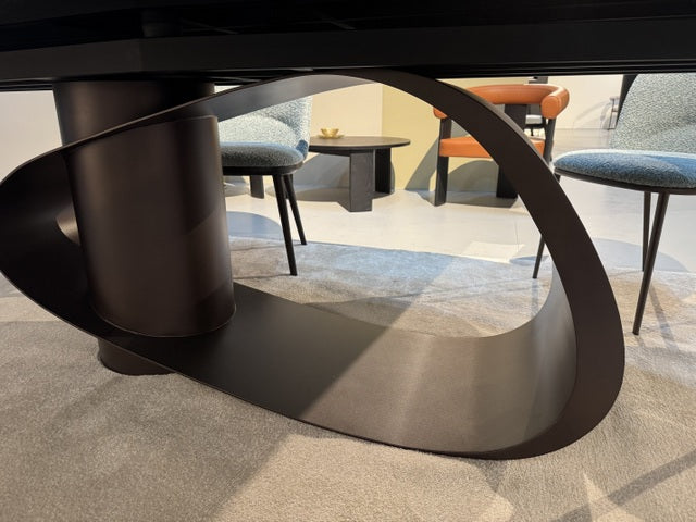 Esstisch oval Keramik, ovaler Tisch Keramik Tischplatte, Länge 250 cm