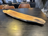 Holzschalle Teak, Deko-Schale, Länge 108 cm