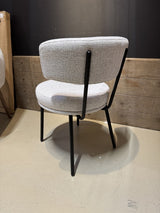 Esszimmerstuhl creme, Stuhl rund creme-weiß