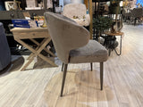 Stuhl taupe, Stuhl mit Armlehne Farbe taupe-braun