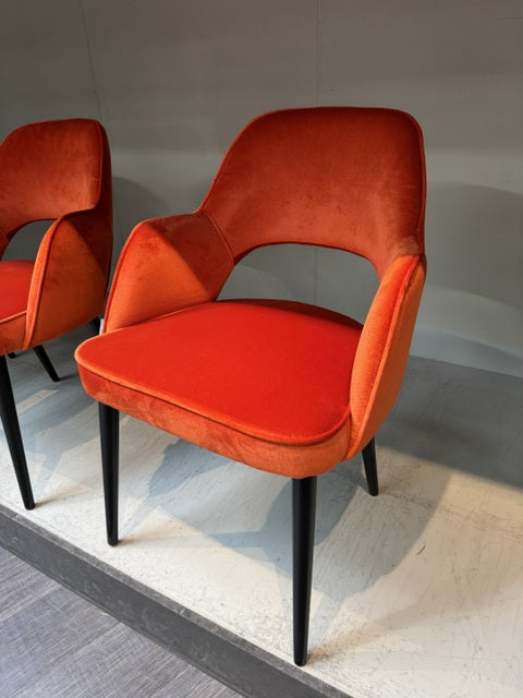 Stuhl  orange,  Esszimmerstuhl orange