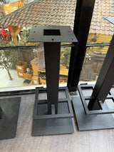 Bartischfuß schwarz, Bartischgestell schwarz,  Höhe 96 cm