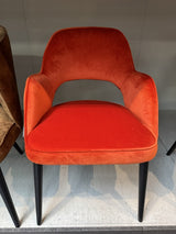 Stuhl  orange,  Esszimmerstuhl orange