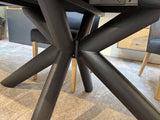 Esstisch ausziehbar Eiche massiv, Tisch ausziehbar Eiche,, ausziehbarer Tisch Eiche, Länge 180-265 cm