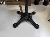 Bistrotisch schwarz-weiß, Durchmesser 70 cm