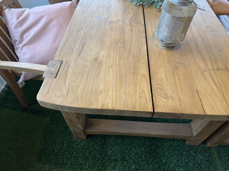 Esstisch Holz Teak, Tisch Teakholz Landhaus,  Länge 260 cm