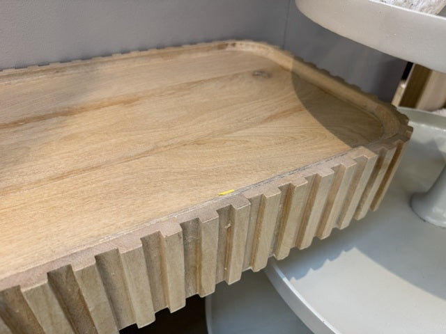 Konsole Naturholz, Wandtisch Naturholz, Breite 154 cm