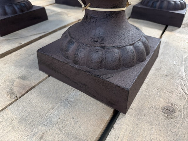 Pflanztopf Klassik XL, Pflanztopf braun Metall, Blumentopf Metall, Durchmesser 50 cm
