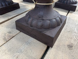 Pflanztopf Klassik XL, Pflanztopf braun Metall, Blumentopf Metall, Durchmesser 50 cm