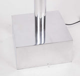 Lampenfuß für eine Stehlampe, Farbe Silber, Höhe 153 cm