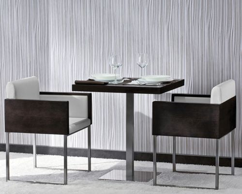 Design Sessel gepolstert in zwei Farben, Sitzhöhe 39 cm