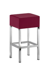 Design Barhocker Bordeaux, Tresenhocker gepolstert, Sitzhöhe 65 cm