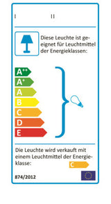 Wandleuchte rund, Farbe Weiß, Ø 33 cm