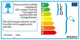 Wandleuchte Metall chrom, Stoff weiß, modern + Leseleuchte LED