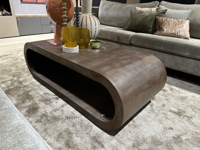 Couchtisch braun, Couchtisch Holz, Länge 130 cm