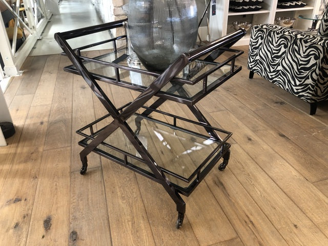 Prologue Servierschalen-Set Aus Glas & Holz – Handgefertigt, 2-teilig, Mittelgroß