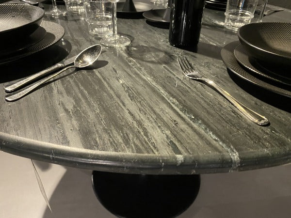 Marmor Tisch schwarz, Tisch rund schwarz, runder Tisch schwarz,  Durchmesser 120 cm