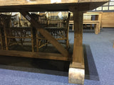 Esstisch Massivholz, Tisch vintage, Holztisch Landhaus, Tisch Massivholz, Breite 280 cm