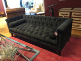 Sofa schwarz Chesterfield, Sofa Chesterfield  schwarz