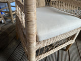 Sessel Rattan, Stuhl Rattan, Natur-Rattan Sessel