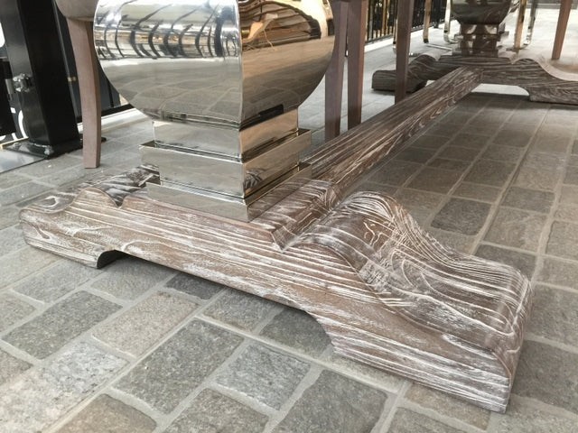 Klostertisch, Esstisch aus Massivholz, Tisch im Landhausstil,  Länge 240 cm