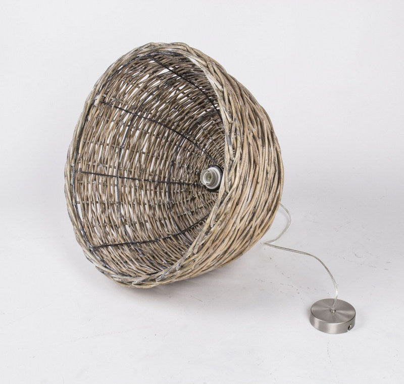 Hängeleuchte Rattan, Pendelleuchte, Lampenschirm Rattan, Ø 53 cm