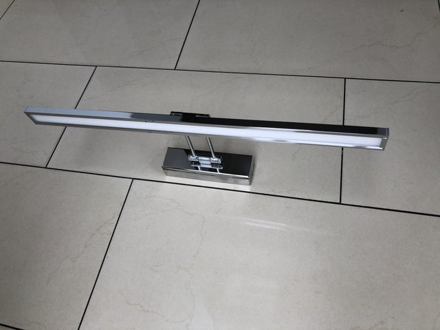 LED Wandlampe verchromt, LED Badleuchte verchromt, Breite 57 cm