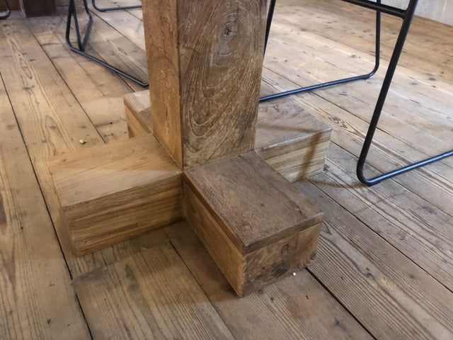 Bistrotisch Teakholz, Tisch quadratisch Teak, Bistrotisch Holz Teak, Maße 80 x 80 cm