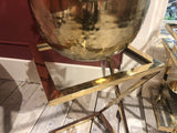 Beistelltisch Glas Gold, Tisch Gold Glas, Beistelltisch Gold