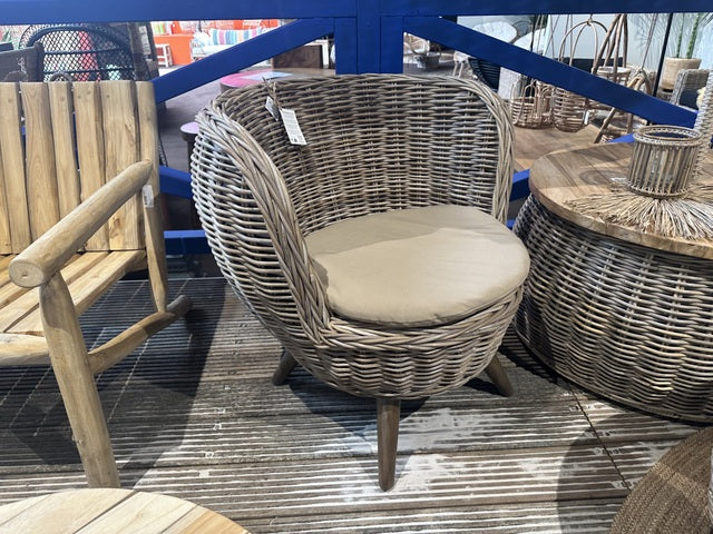 Sessel Rattan, Sessel Naturholz-Rattan