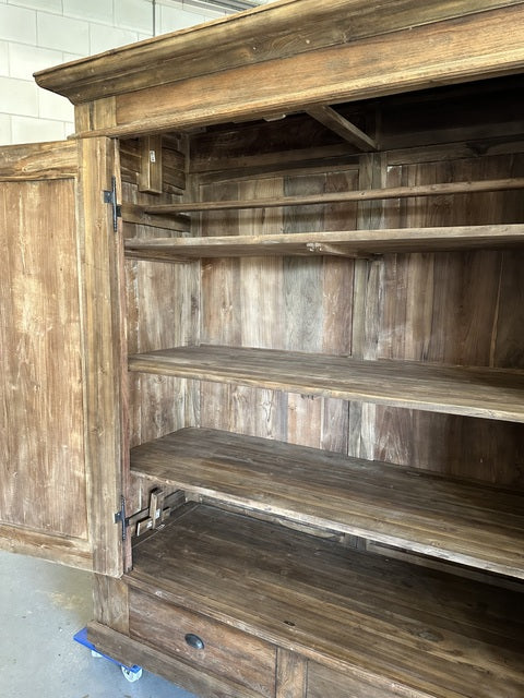 Schrank Massivholz, Kleiderschrank Landhaus, Breite 170 cm