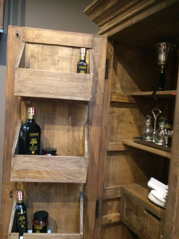 Weinschrank Massivholz, Schrank im Landhausstil