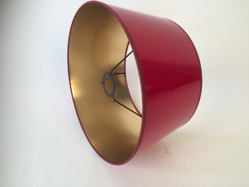 Lampenschirm rot-gold,  Ø 20 cm