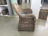 Stuhl Rattan, Stuhl braun Rattan