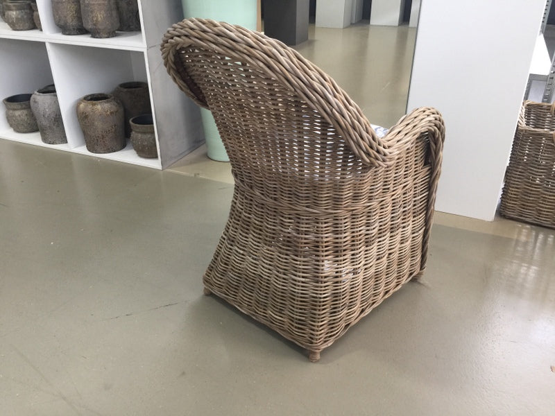 Stuhl Rattan, Stuhl braun Rattan