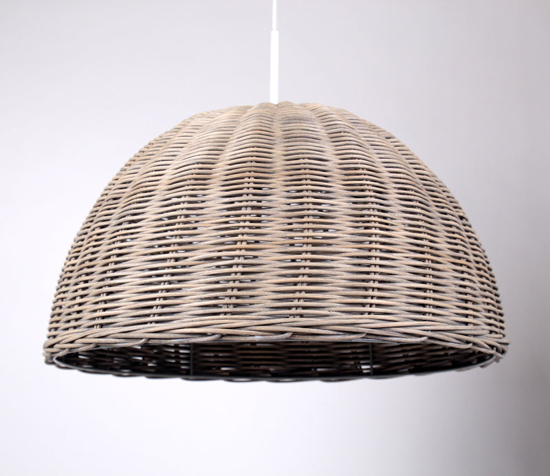 Pendelleuchte,  Lampenschirm Rattan, Ø 53 cm