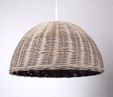 Pendelleuchte,  Lampenschirm Rattan, Ø 53 cm