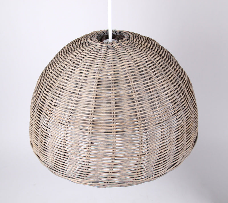 Pendelleuchte,  Lampenschirm Rattan, Ø 53 cm