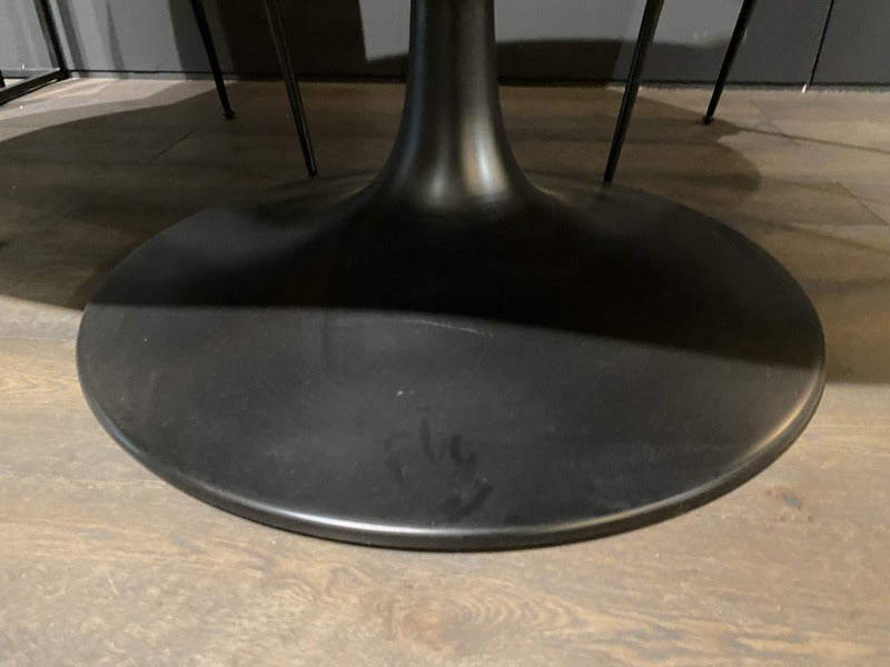 Ovaler Esstisch schwarz, Tisch oval schwarz, Esstisch oval schwarz, Breite 230 cm