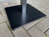 Tischgestell für Bistrotisch schwarze, Metall-Tischgestell schwarz, Gastro-Tischgestell schwarz, Maße 40x40 cm