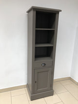 Badezimmerschrank anthrazit Landhausstil, Regal anthrazit  Landhaus, Schrank anthrazit, Breite 49 cm