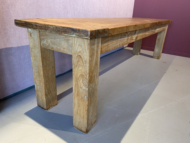 Gartenbank Teakholz, Bank Teak,  Breite 140 cm