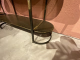 Regal Metall, Metallregal Bronze antik, Breite 119 cm