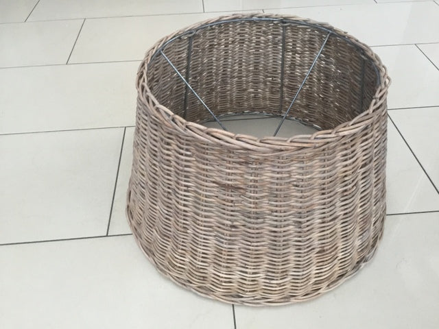 Lampenschirm Rattan, Form rund, Durchmesser 46 cm